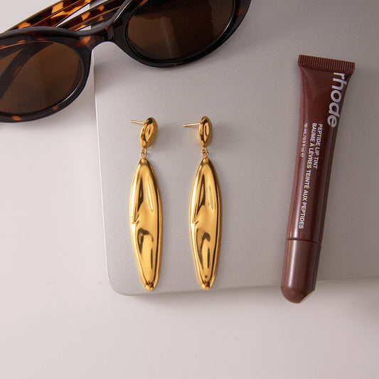 Molten Drop Statement Earrings