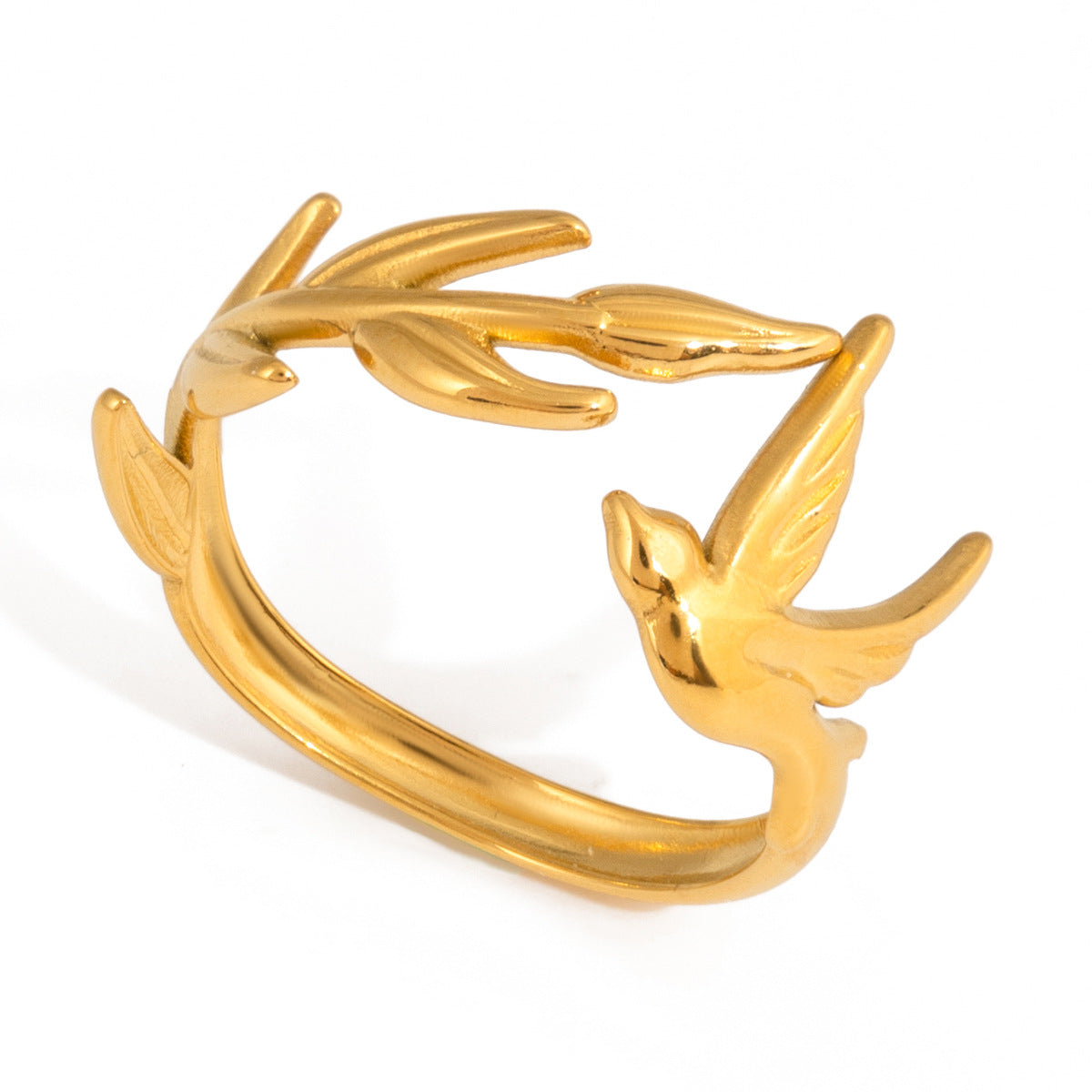 Golden Dove Open Ring