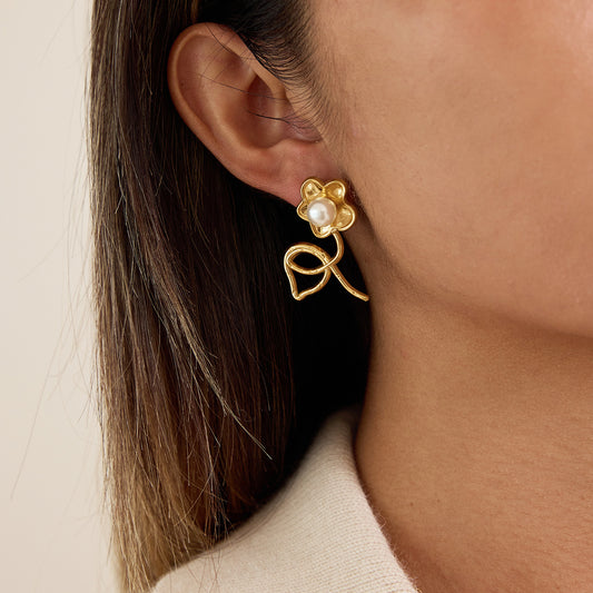 Pearl Bloom Earrings