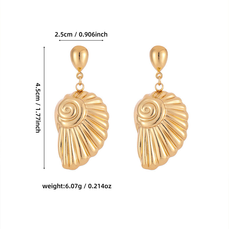 Seashell Drop Earrings