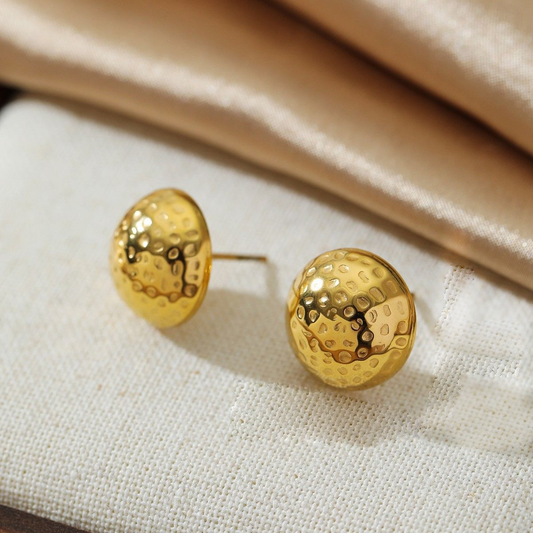 Small Daily Hoop Earrings 18K Gold Plated Stainless Steel