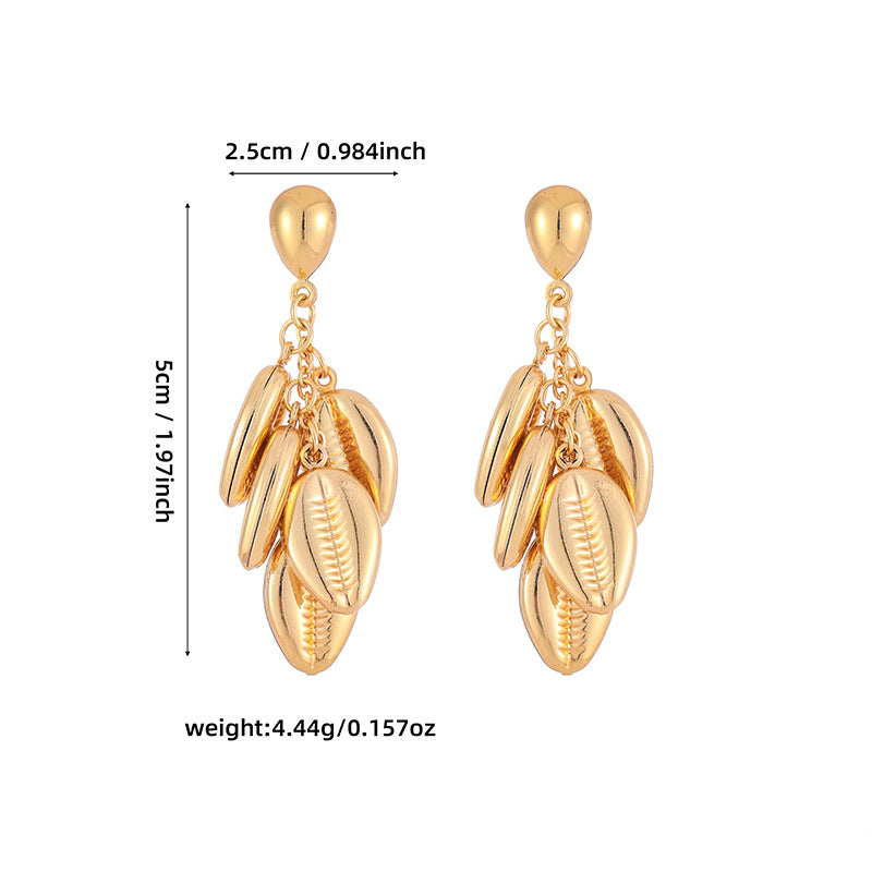 Seashell Drop Earrings