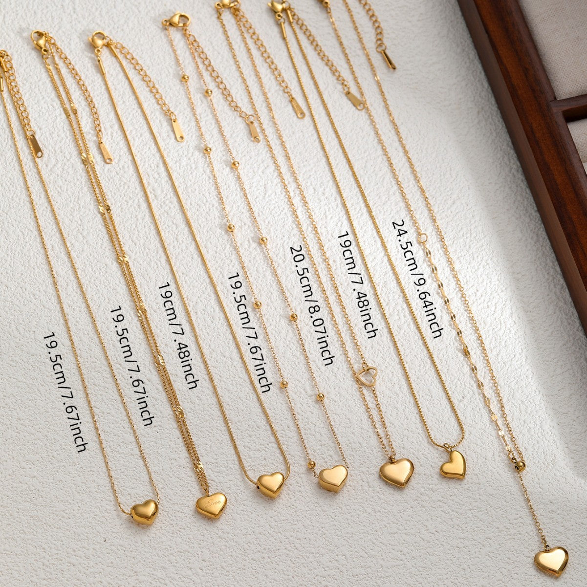 Minimalist Gold Heart Choker Necklace