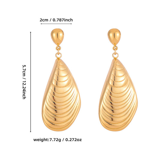 Seashell Drop Earrings