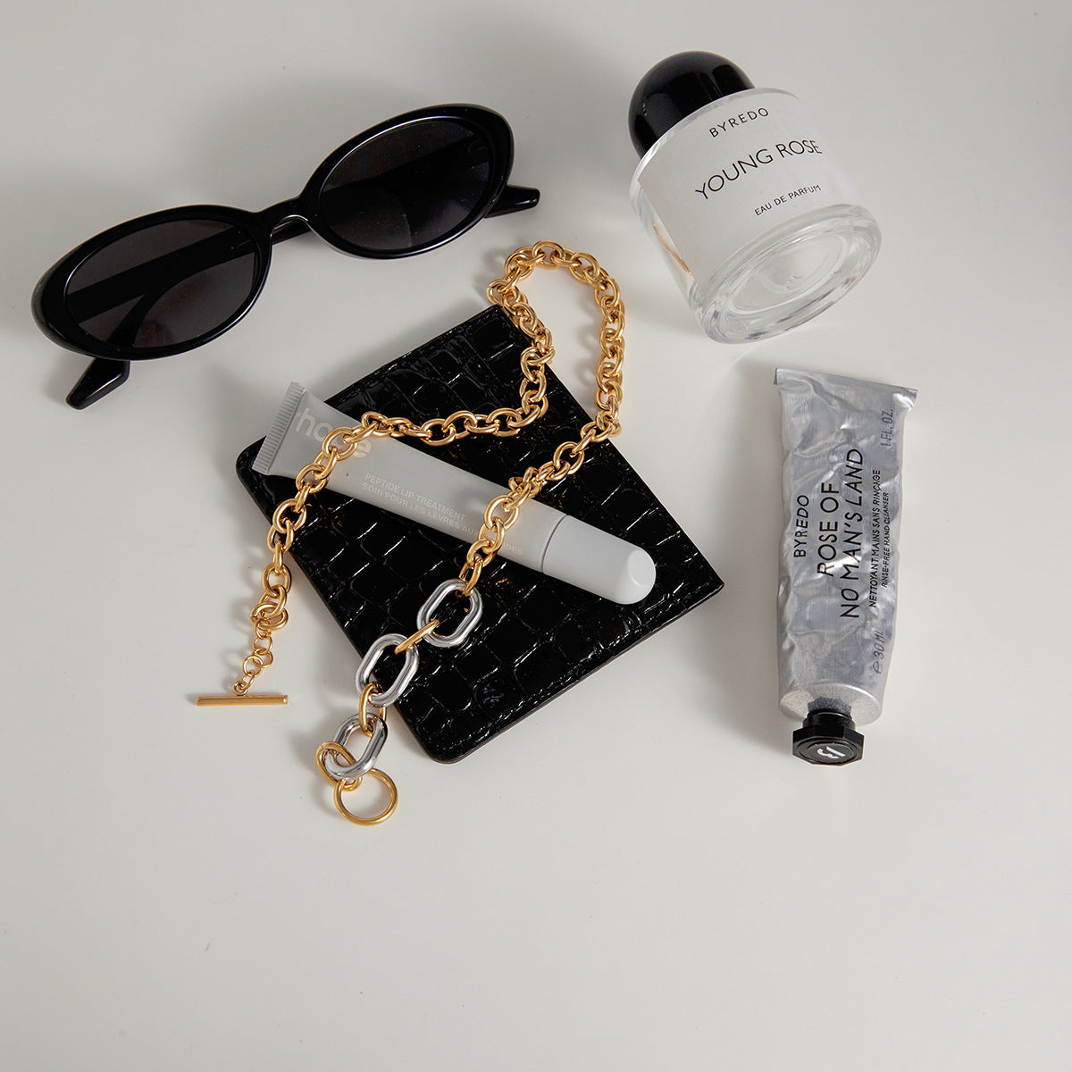 Liora Dual Tone Link Necklace