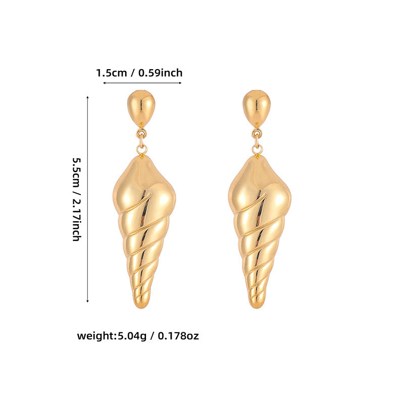 Seashell Drop Earrings