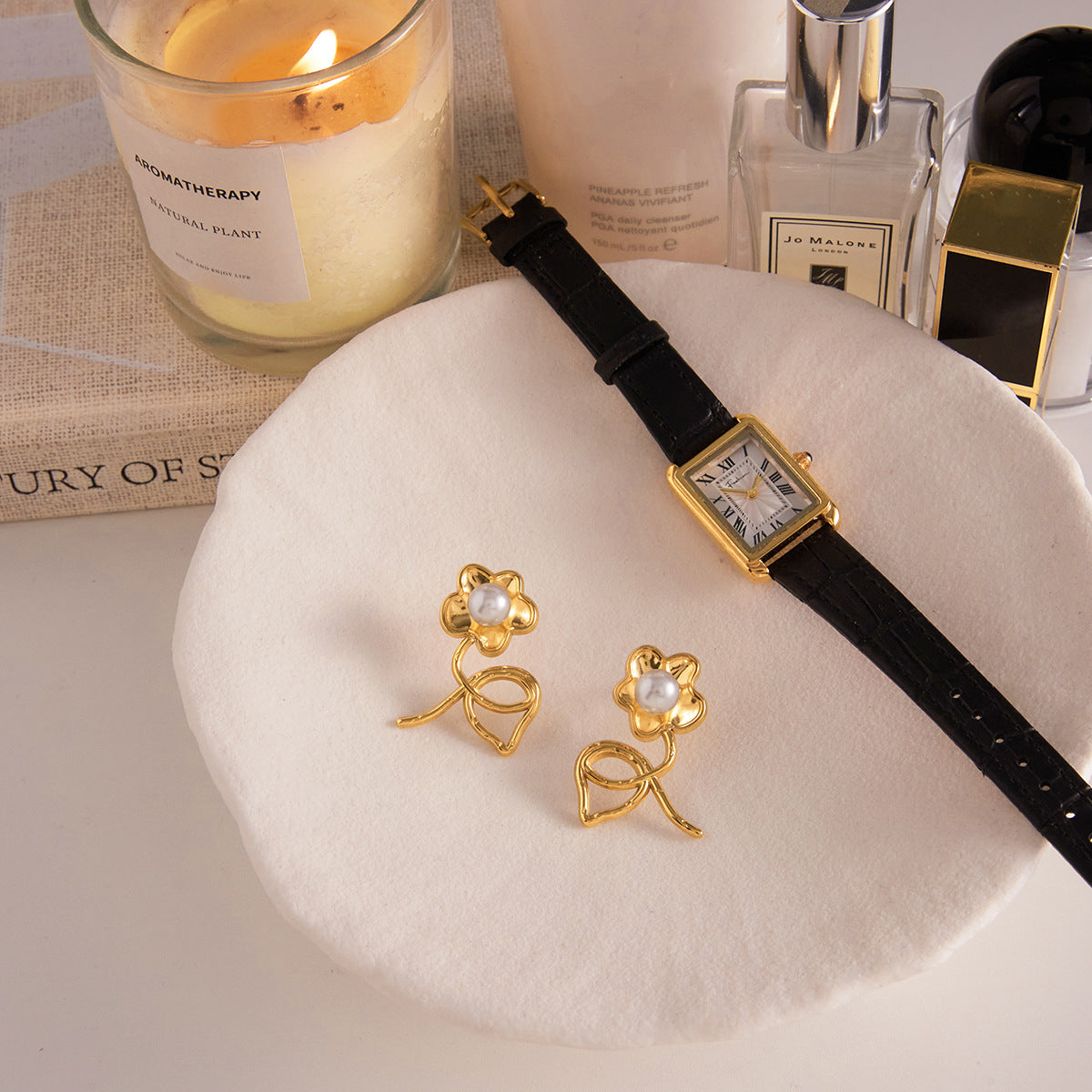Pearl Bloom Earrings