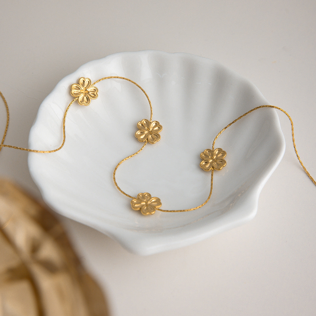 Lucky Clover Charm Necklace