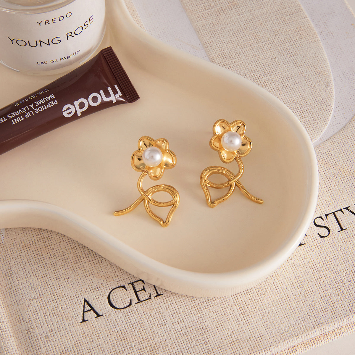 Pearl Bloom Earrings