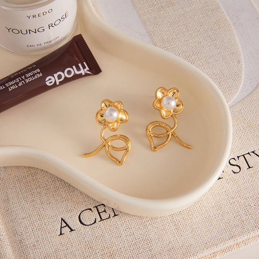 Pearl Bloom Earrings